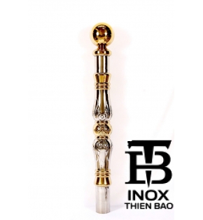 TRỤ LAN CAN INOX 304 MẠ VÀNG